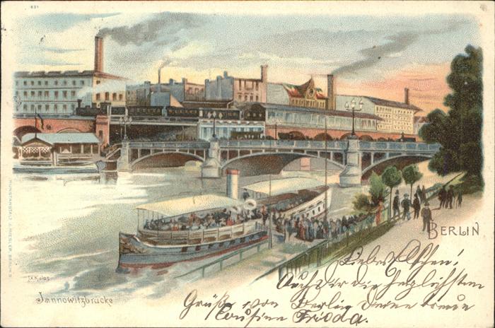 Berlin Jannowitzbrücke Schiff