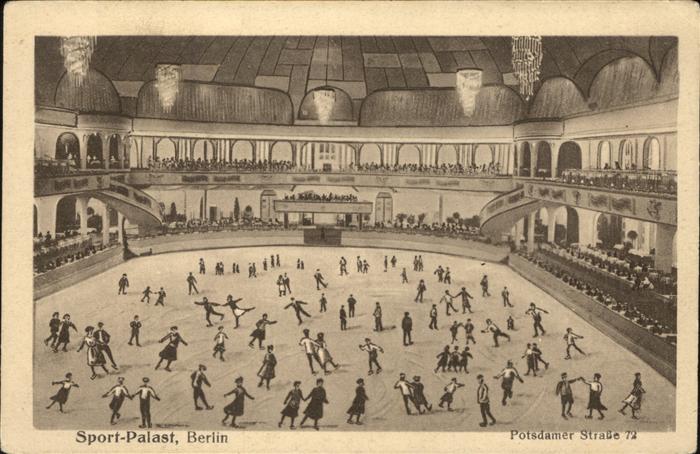 Berlin Sport Palast Eislauf Potsdamer Strasse
