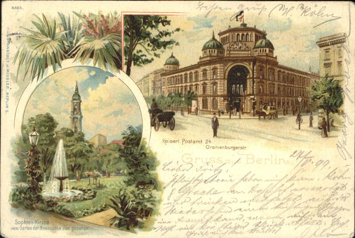 Berlin Sophien Kirche Garten der Ressource Kai