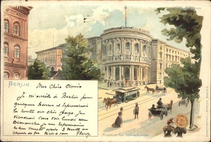 Berlin Museum der Völkerkunde Pferdekutsche