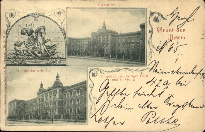 Berlin Reinickendorferstrasse Hospitäler zum h