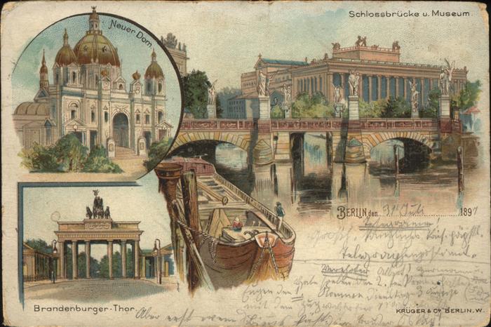 Berlin Schlossbrücke Museum Neuer Dom Brandenb