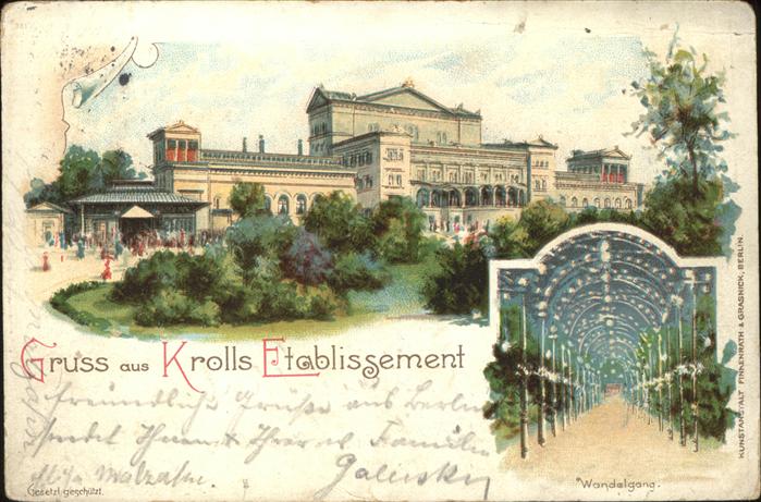 Berlin Krolls Etablissement Wandelgang