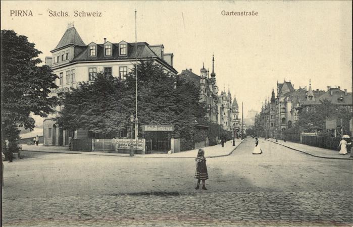Pirna Elbe Sachsen Gartenstrasse