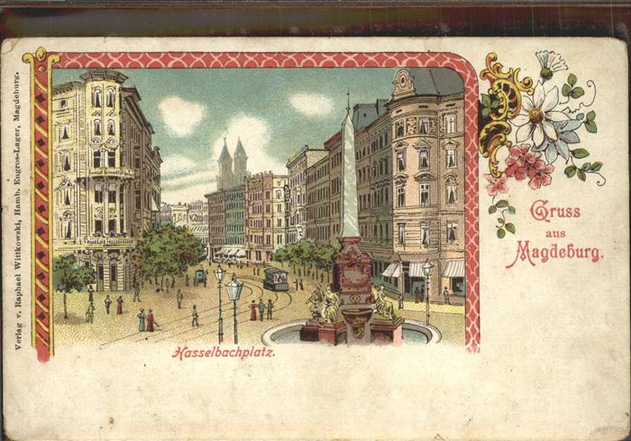 Magdeburg Hasselbachplatz Brunnen