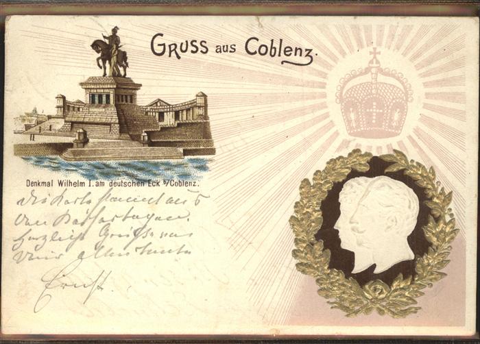 Coblenz Koblenz Denkmal Kaiser Wilhelm Deutsches Eck
