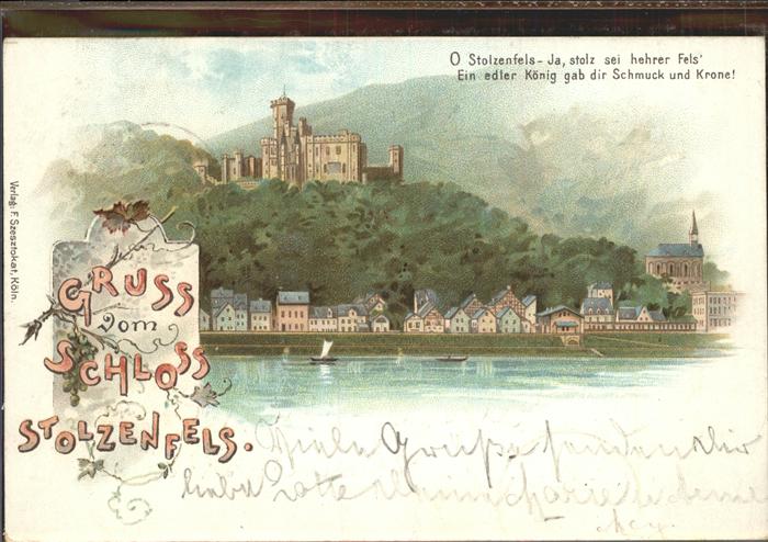 Stolzenfels Schloss Rhein