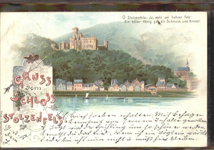 Stolzenfels Schloss Rhein