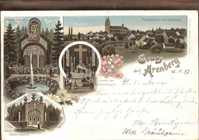 Arenberg Koblenz Kloster Kapelle Brunnen