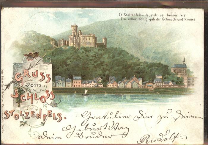 Stolzenfels Schloss Stolzenfels