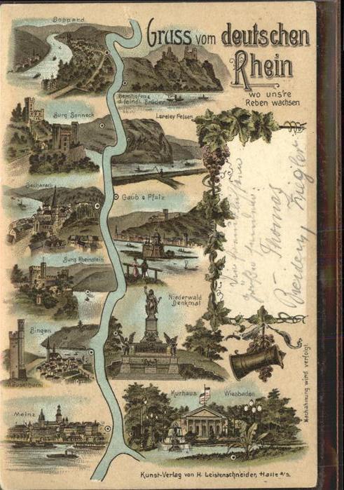 Koblenz Rhein Sehenswuerdigkeiten entlang des Rheins von Boppard bis Mainz