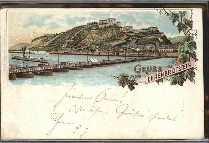 Ehrenbreitstein Panorame mit Festung