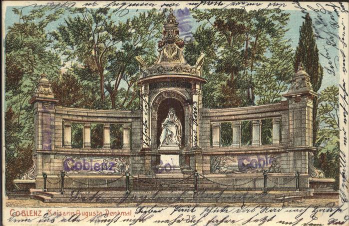 Koblenz Rhein Kaiserin Augusta Denkmal