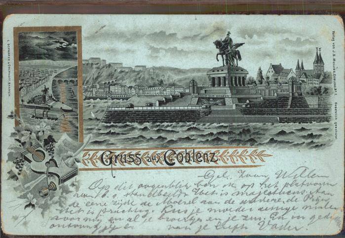 Koblenz Rhein Kaiser Wilhelm Denkmal