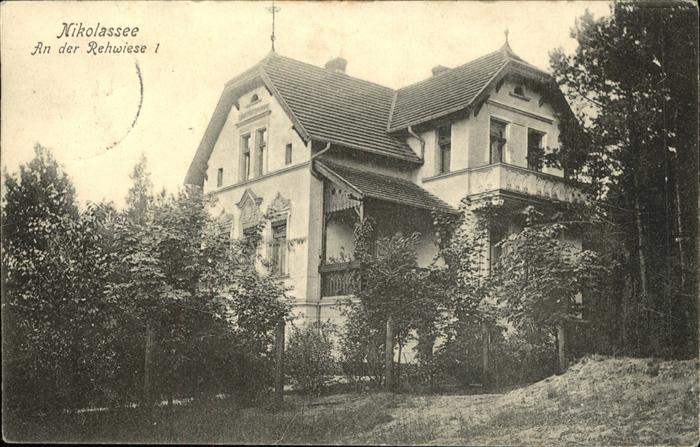 Nikolassee Partie an der Rehwiese