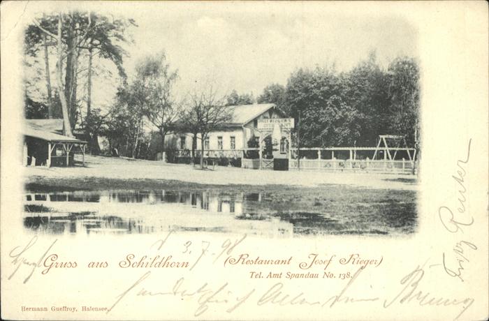 Schildhorn Berlin Restaurant Rieger