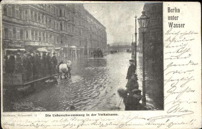 Berlin Überschwemmung Yorkstrasse