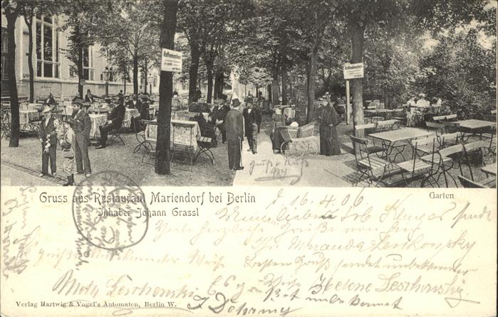 Mariendorf Berlin Restaurant Mariendorf Garten