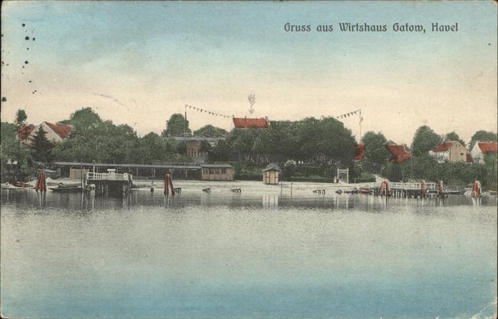 Gatow Berlin Wirtshaus an der Havel Feldpost