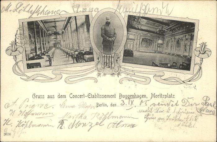 Berlin Concert Etablissement Buggenhagen