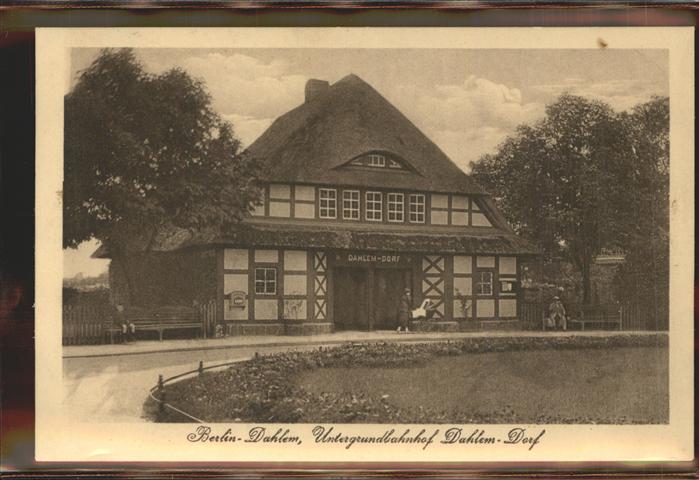 Berlin-Dahlem Untergrundbahnhof