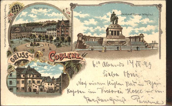 Coblenz Koblenz Denkmal Kaiser Wilhelm I Deutsches Eck