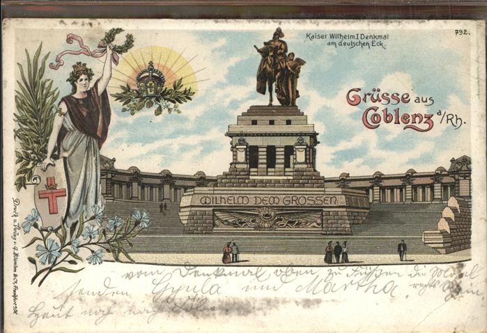 Coblenz Koblenz Denkmal Kaiser Wilhelm I Deutsches Eck