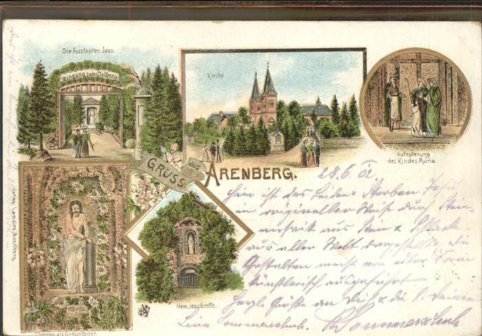 Arenberg Koblenz Kirche Grotte Heiligenbilder