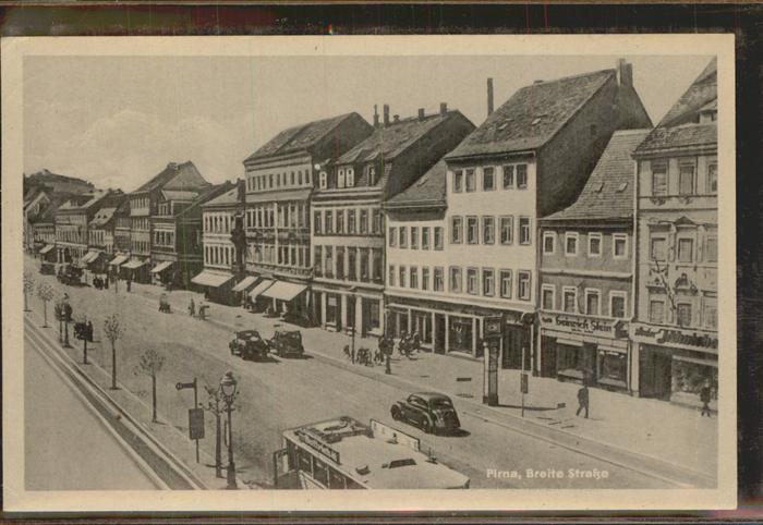 Pirna Elbe Sachsen Breite Strasse