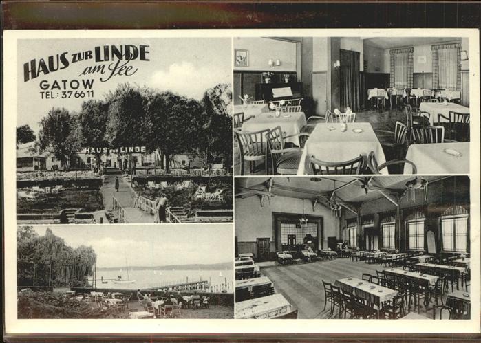Gatow Berlin Haus zur Linde Teilansichten See