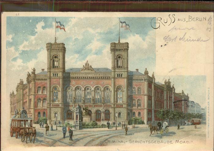 Moabit Berlin Criminal Gerichtsgebäude
