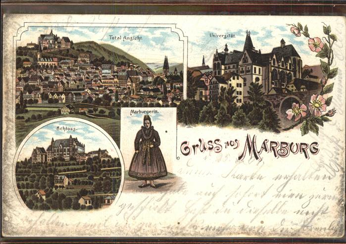 Marburg Lahn Schloss Universität Trachten
