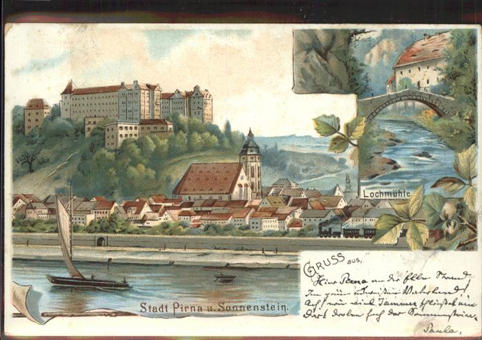 MAGDEBURG  CITY Panorama mit Schloss Sonnenstein Lochmuehle