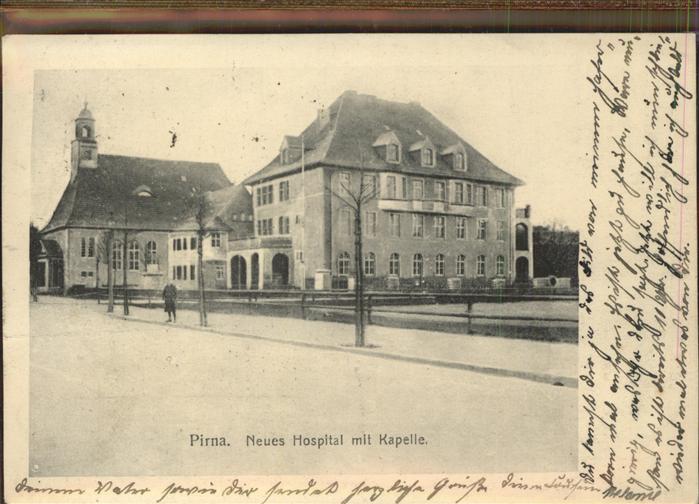 Pirna Elbe Sachsen Neues Hospital mit Kapelle