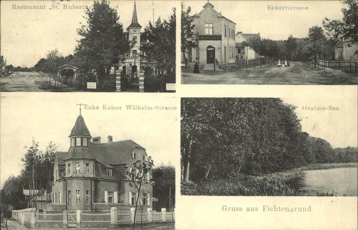 Fichtengrund Friedrichsthal Oranienburg Restaurant St. Hubertus Eckertstrasse Vi