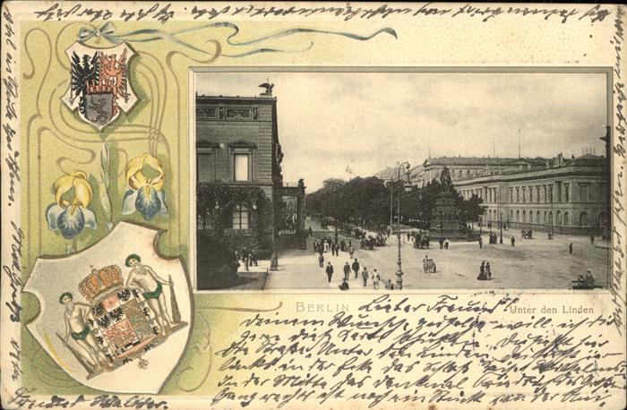 BERLIN  CITY Unter den Linden Denkmal Friedrich der Grosse