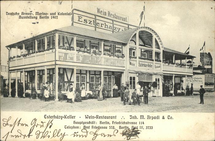 Berlin Wein Restaurant Esterhazy Ausstellung