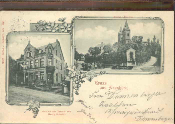 Arenberg Koblenz Kirche Gasthof zur Traube