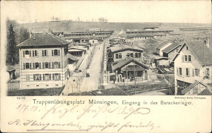 Muensingen Truppenübungsplatz Barackenlager