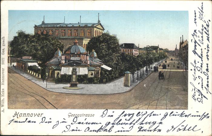 HANNOVER  CITY Georgstrasse Goldfenster