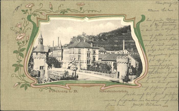 Freiburg Breisgau Schwabenthorbrücke