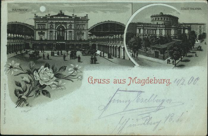 Magdeburg Bahnhof Stadttheater