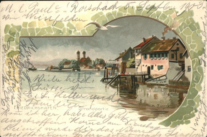 Friedrichshafen Bodensee Strandpartie