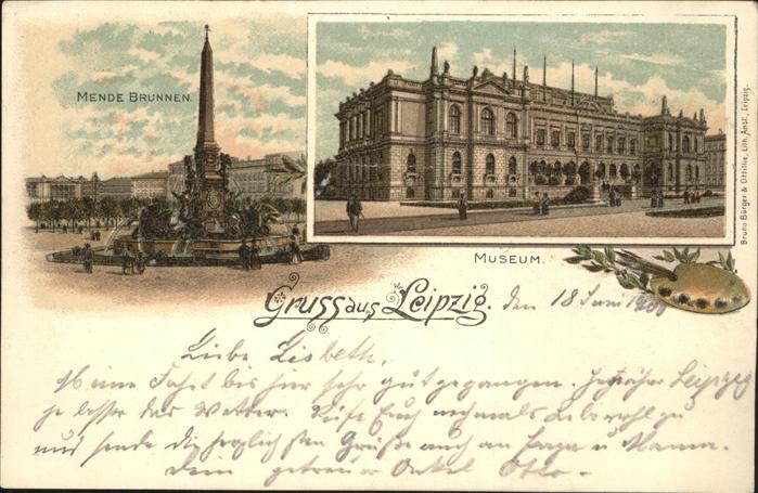 Leipzig Museum Mende-Brunnen