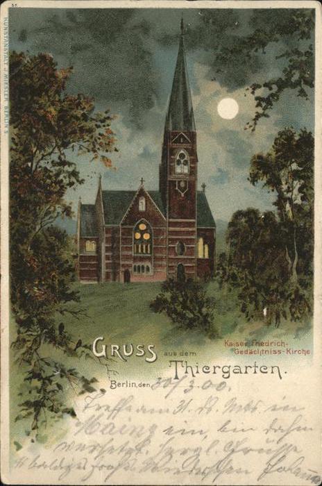 Tiergarten Berlin Kaiser Friedrich Gedächtniskirche