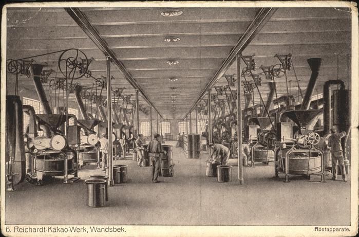 Wandsbek Reichardt-Kakao-Werk Röstapparate