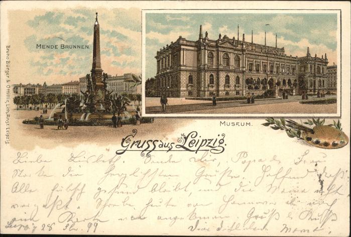 Leipzig Mende Brunnen Museum