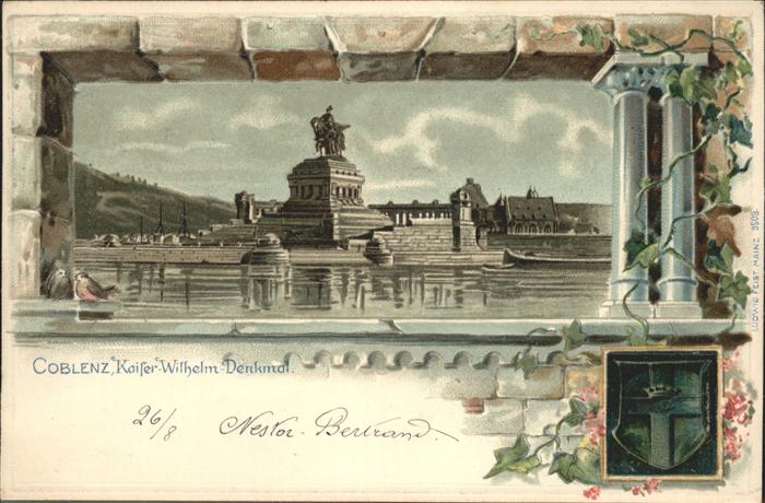 Koblenz Rhein Kaiser-Wilhelm-Denkmal
