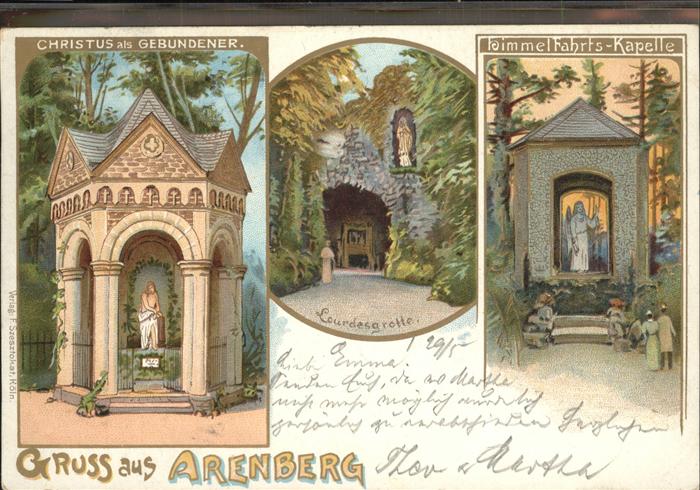 Arenberg Koblenz Lourdesgrotte Himmelfahrts-Kapelle Chri