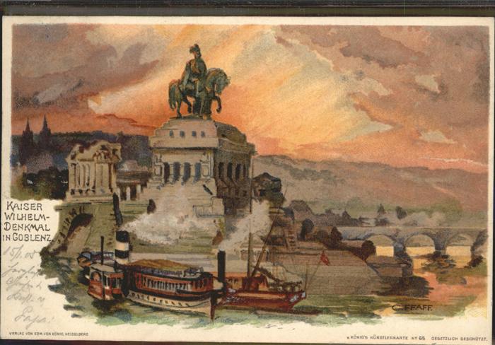 Koblenz Rhein Kaiser Wilhelm-Denkmal